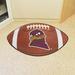 Brown 33 x 21 x 0.5 in Kitchen Mat - FANMATS Virginia Tech_Virginia Tech Hokies Football Rug - 20.5In. X 32.5In, | 33 H x 21 W x 0.5 D in | Wayfair