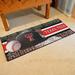 Brown/Red 72 x 30 x 0.5 in Kitchen Mat - FANMATS Texas Tech_Texas Tech Red Raiders Baseball Runner Rug - 30In. X 72In. Plastic | Wayfair 27827