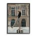 Stupell Industries Paris Chic Trendy Woman Architecture Framed Giclee Texturized Wall Art By Amelia Noyes_aq-434 in Black/Brown/Gray | Wayfair