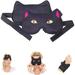 Hot Cold Therapy Gel Eye Cat Mask by FOMI Care Ice Face Compress for Migraine Headache Stress Puffiness Dark Circles Dry Eyes Blackout Sleep Mask Reusable Forehead Ankle Wrist Knee Wrap