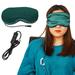 Naierhg Eye Cover Multi-speed Temperature Control Silk Wool Sleeping Heated Eye Masque for Women