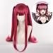Taicanon Marin Rizu-kyun Cosplay Wig for My Dress-Up Darling Costume Ponytail Red Anime Wigs(Kitagawa Marin)