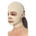 Marena Recovery Full Coverage Face Mask - Compression Garments with Adjustable Hook And Loop - Large - Beige (FM500)