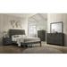 Winston Porter Jahred Gray Panel Bedroom Set Special 3 Bed Dresser Mirror Wood in Brown/Gray | 50.4 H x 63.2 W x 81.1 D in | Wayfair
