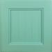 Red Barrel Studio® Sherita 36" H x 32" W Solid Wood Standard Bookcase Wood in Green/Blue | 48 H x 32 W x 14.25 D in | Wayfair