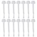 BESTONZON 50pcs Nail Polish Bottle Brushes Nail Manicure Use Brushes Nail Shop Supplies