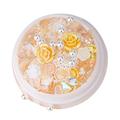 KUNyu Nail Accessories 1 Box Decorative Faux Pearls Trendy 3D Flower Heart Bear Shape Nail Ornaments