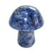 Huaai Agatess Semi Preciouss Mini Small Mushroom Shape Healing Natural Gem Polished Love Gem Rose Quartz Amethyst Flower Pot Fish Tank Decorationative Stone B