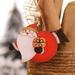 Shpwfbe Christmas Tree Decorations Christmas Hanging Ornament 2Pcs Christmas Wooden Pendant Decoration Creative Wooden Crafts Deer Old Man Snowman Color Wooden Doll Decoration Christmas Ornaments