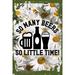 Daisy Flower Wall Art So Many Beers So Little Time! Funny Craft Beer Drinking Adult Tin Wall Sign 8 x 12 Decor Funny Gift