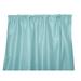 Faux Silk Solid Dupioni Window Curtain 56 Inch Wide Sky Blue