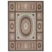 Aubusson Weave 982031 10 ft. 6 in. x 13 ft. 7 in. Ab005 Flat Woven Area Rug Brown