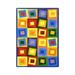 Off Balance 10 9 x 13 2 area rug in color Brights