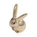 Mightlink Animal Statue Creative Shape Vibrant Color Mirror Polish Adorable Realistic Looking Decorative Shatterproof Rabbit Elephant Figurine Desktop Mini Statue for Home