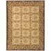 Aubusson Weave 982763 9 x 12 ft. Avignon Flat Woven Area Rug Gold & Dark Brown