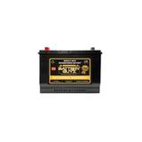 Battery Guyz Reconditioned Gold Lead Acid Automotive Battery Group Size 24F 12 Volt 600 CCA Refurbished