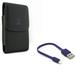 Black PU Leather Case Side Cover Pouch w Purple Short Flat USB Cable Rapid Charger Sync Power Cord L1M Compatible With iPhone XS X 8 7 6S 6 11 Pro