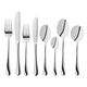 Judge Windsor BF71 18/0 Stainless Steel Cutlery 58-Piece Set for 8 Place Settings with 2 Serving Spoons - 25 Year Guarantee