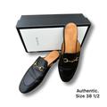 Gucci Shoes | Gucci Princetown Leather Slipper | Color: Black | Size: 38.5