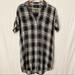 Madewell Dresses | Madewell Black And White Plaid Button Down Midi Dress | Color: Black/White | Size: Xs
