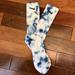 Nike Other | 4 Pair Nike Tie Dye Socks Blue And White Sz L | Color: Blue/White | Size: Various