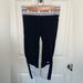 Pink Victoria's Secret Pants & Jumpsuits | Black Victoria Secrets Pink Workout Pants | Color: Black/White | Size: S