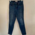 Madewell Jeans | Madewell 10" High-Rise Skinny Jeans In Wendover Wash: Tencel Denim Edition | Color: Blue | Size: 25