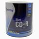 Smartbuy 100 Pack Super Blue CD-R 52X 700MB/80Min Cyanine Dye Branded Logo Blank Recordable Disc