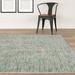 White 36 x 24 x 0.4 in Area Rug - DBK Addison Villager Active Solid Teal Rug Viscose/Wool | 36 H x 24 W x 0.4 D in | Wayfair DBKAVL31PE2X3