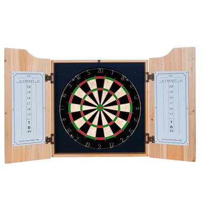 Budweiser Dart Cabinet Set with Darts and Board - Clydesdale Black - 20.5" x 3.5" x 24.75"