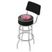 Ohio State Padded Bar Stool with Back - 20" x 20" x 41.75"