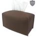 menggutong Rectangular PU Leather Facial Decorative Tissue Box Cover in Brown | 4.7 H x 9.5 W x 4.7 D in | Wayfair 363KC2M0BX34689EJ