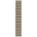 Garland Rug Nantucket Stripe 2 ft. x 12 ft. Indoor Runner Rug in Earth Tone