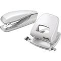 Leitz Nexxt Style 50060004 Hole Punch and Leitz 55620069 Stapler Arctic White Stapler + Hole Punch