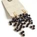 Anthropologie Jewelry | Anthropologie Waterfall Beaded Drop Earrings - Black - Nwt | Color: Black/Gold | Size: Os