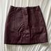 Free People Skirts | Free People Faux Leather Skirt | Color: Purple | Size: 0