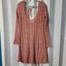 Free People Dresses | Barbie Pink Free People Angel Mohair Alpaca Sweater Dress Sheer Size M Euc | Color: Pink | Size: M