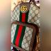 Gucci Bags | Gucci Ophidia Gg Small Backpack | Color: Tan | Size: Small Size: 8.5"W X 11.5"H X 6"D