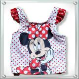 Disney Swim | Disney 3t Girls Minnie Tankini Swimsuit Top | Color: Red/White | Size: 3tg