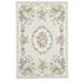 Teppich THEKO "Flomi Floral" Teppiche Gr. B/L: 80 cm x 150 cm, 3 mm, 1 St., beige Baumwollteppiche