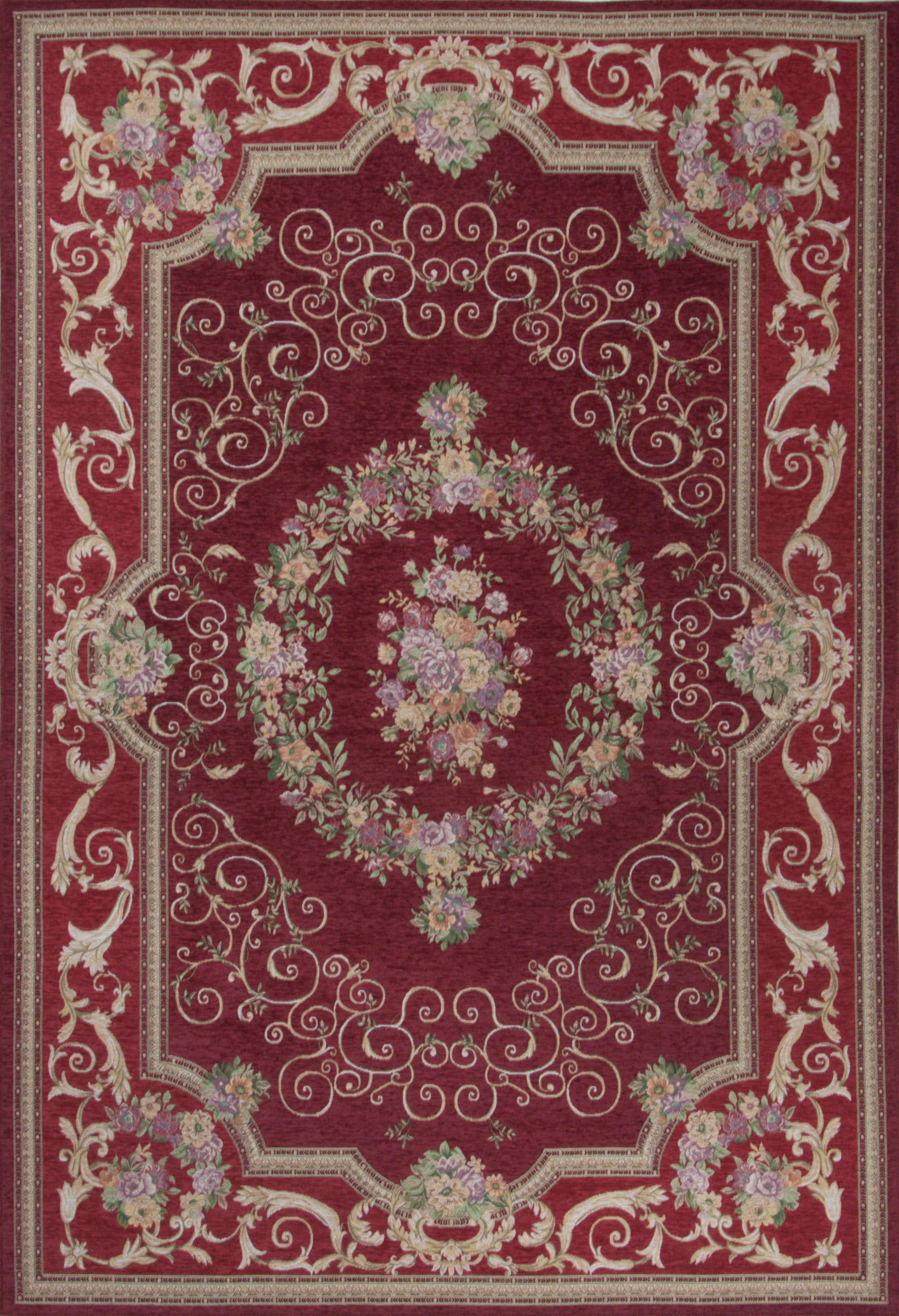 Teppich THEKO "Flomi Florentina", rot, B:80cm H:4mm L:150cm, Kunstfaser, Teppiche, Flachgewebe, Orient-Optik, ideal im Wohnzimmer & Schlafzimmer Image
