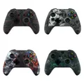 Coque de protection avant pour manette Xbox One X et One S étui à motifs extrêmes souple et