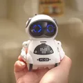 Robot de Poche Interactif RC pour Enfant Jouet de Dialogue Héros Vocaux Chant Histoire Cadeau