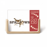 Sparrows Birds Animals Food Love Desk Calendar Desktop Decoration 2023