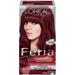 L Oreal Paris Feria Multi-Faceted Shimmering Permanent Hair Color R48 Red Velvet (Intense Deep Auburn) 1 Kit (Pack of 32)