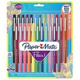 Paper Mate Flair Felt Tip Pens | Medium Point 0.7 Millimeter Marker Pens | Back to School Supplies for Teachers & Students | Assorted Colors 24 Count