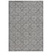 Gray 91 x 63 x 0.2 in Area Rug - Alcott Hill® Courtyard 8766 Area Rug In Dark Grey/Light Grey Polyester/Polypropylene | Wayfair