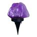 wofedyo Multicolor Solar Powered Ground Lights Waterproof Led Solar Lights Outdoor Solar Lights Decorative Solar Garden Lights For Landscape Patio Yard Walkway Path Lawn Lighting Purple 14*12*12