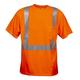 10-Pack of Cordova V4103XL Cor-Brite Type R Class II Orange Birdseye Mesh T-Shirt Short Sleeves Chest Pocket 2-Inch Silver Reflective Tape 3X-Large