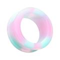 Milky Way Flexible Silicone Double Flared Ear Gauge Tunnel Plug